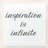 Inspirationsglas-Untersetzer Glasuntersetzer (Vorderseite)