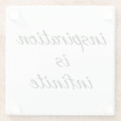 Inspirationsglas-Untersetzer Glasuntersetzer (Rückseite)