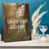 Inspirationsgott wird ein Wegweiser machen Fotoplatte (Seite)