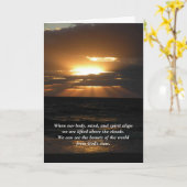 Inspirationsgotteskarte Karte (Gelbe Blume)