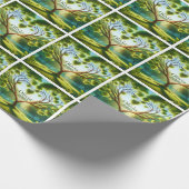 Inspirationsgrün Geschenkpapier (Ecke)