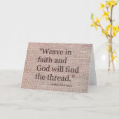 Inspirationsgrüßkarte im Glauben Karte (Gelbe Blume)