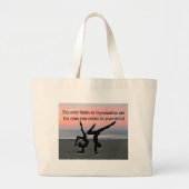 INSPIRATIONSGYMNAST JUMBO STOFFBEUTEL (Vorne)