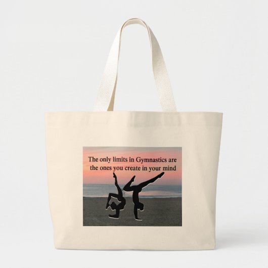 INSPIRATIONSGYMNAST JUMBO STOFFBEUTEL (Vorne)