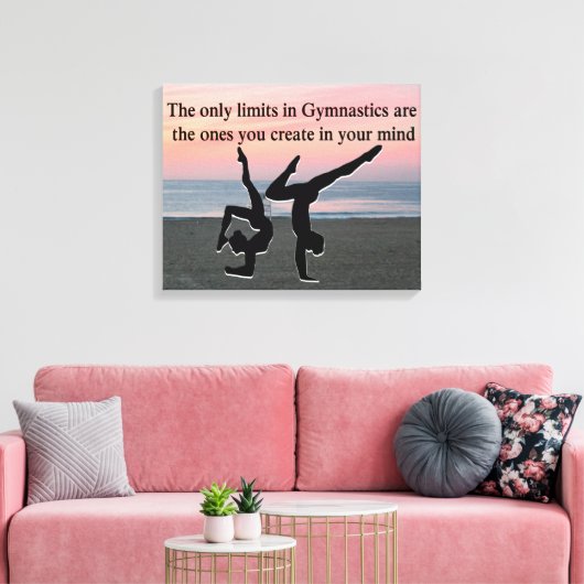 INSPIRATIONSGYMNAST LEINWANDDRUCK (Insitu (Wohnzimmer))