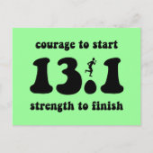Inspirationshalbmarathon Postkarte (Vorderseite)