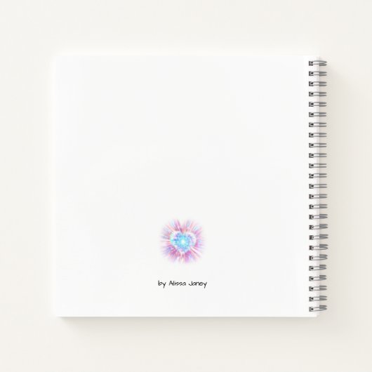 Inspirationshardcover-Notebook (8.5x8.5) Notizblock (Rückseite)