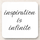 Inspirationsharter Kunststoff-Untersetzer Getränkeuntersetzer (Vorderseite)