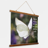 Inspirationshebelband Wandteppich Mit Holzrahmen (Gewinkelt)