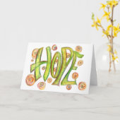 Inspirationsheilungs-Hope-Karte Karte (Gelbe Blume)