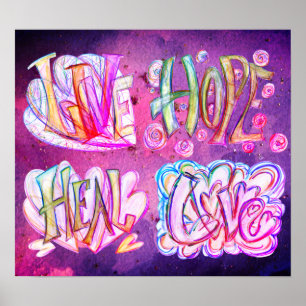 Inspirationsherauskunstposter Poster