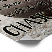 Inspirationsherz-Poster Poster (Ecke)