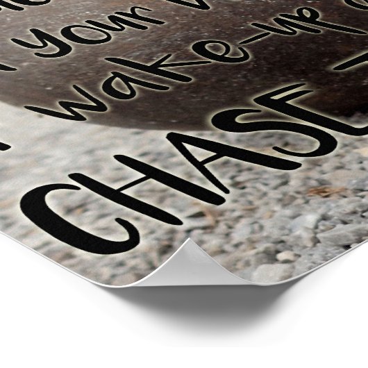 Inspirationsherz-Poster Poster (Ecke)