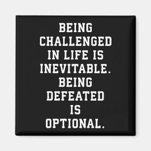 Inspirationshinweise - Herausforderung und Niederl Magnet