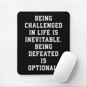 Inspirationshinweise - Herausforderung und Niederl Mousepad (Mit Mouse)