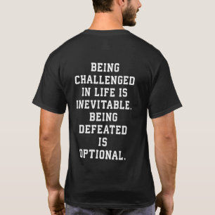 Inspirationshinweise - Herausforderung und Niederl T-Shirt