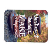 Inspirationshinweise Motivierend Zen-Steine Magnet (Horizontal)