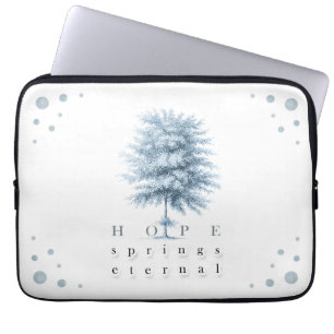 Inspirationshöhe sprießt ewiger Vintager Baum Laptopschutzhülle