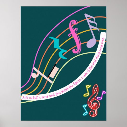 Inspirationsinformatik, Werteplakatpapier (Matte) Poster (Vorne)