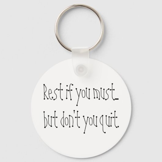 Inspirationsinformative Zitat-Schlüsselanhänger ha Schlüsselanhänger (Vorderseite)