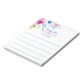 Inspirationsinterne Bläsersegnung Erinnerung Notizblock (Rotiert)