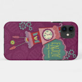 Inspirationsinterne Burgundy-Typografie Case-Mate iPhone Hülle (Rückseite (Horizontal))