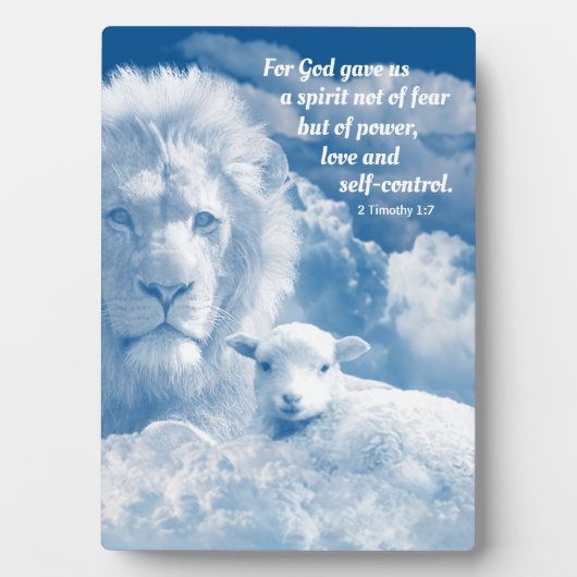 Inspirationsinterne Christliche Bibelversion für K Fotoplatte (Vorderseite)