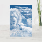 Inspirationsinterne Christliche Bibelversion für K Karte (Vorderseite)