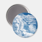 Inspirationsinterne Christliche Bibelversion für K Magnet (Vorderseite/Rückseite)