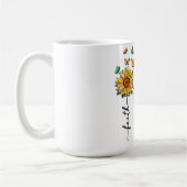 Inspirationsinterne Sonnenblume/Schmetterlingsblum Kaffeetasse (Links)