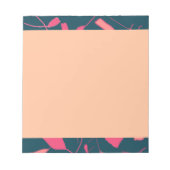 Inspirationsinternes botanisches Design Editor Notizblock (Vorderseite)