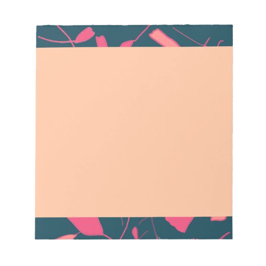 Inspirationsinternes botanisches Design Editor Notizblock (Vorderseite)