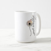 Inspirationskaffee-Tasse - Atmen Kaffeetasse (VorderseiteRechts)