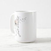 Inspirationskaffee-Tasse - Atmen Kaffeetasse (Vorderseite Links)