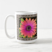 Inspirationskaffee-Tasse mit brillanten Gazanias Kaffeetasse (Links)