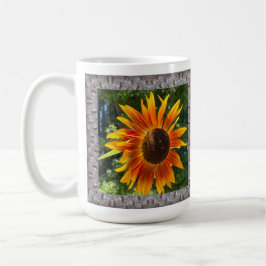 Inspirationskaffee-Tasse mit fröhlichen Sonnenblum Kaffeetasse