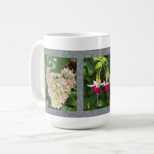 Inspirationskaffee-Tasse mit Hübschen Blume Kaffeetasse (Vorderseite Links)