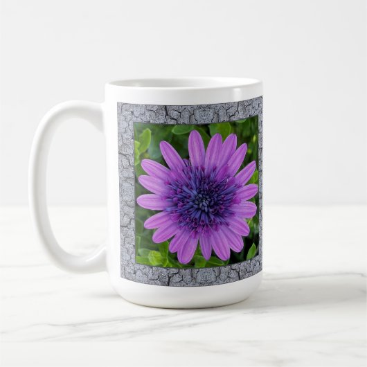 Inspirationskaffee-Tasse mit Lila afrikanischer Da Kaffeetasse (Links)