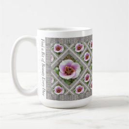 Inspirationskaffee-Tasse mit Mariposa-Lilien Kaffeetasse