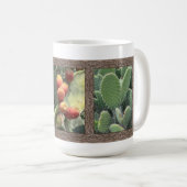 Inspirationskaffee-Tasse mit prickly pear cacti Kaffeetasse (VorderseiteRechts)