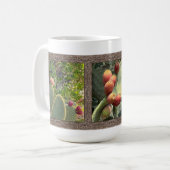 Inspirationskaffee-Tasse mit prickly pear cacti Kaffeetasse (Vorderseite Links)