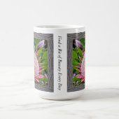 Inspirationskaffee-Tasse mit rosa Protea Kaffeetasse (Mittel)
