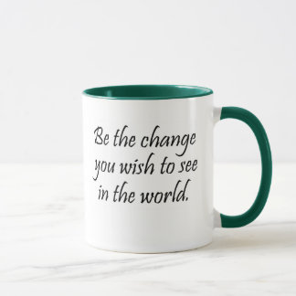 Inspirationskaffee Tassen die Veränderung Spaß Ges