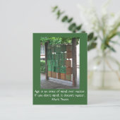 Inspirationskarte: Altersangabe Postkarte (Stehend Vorderseite)