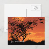 Inspirationskarte eins postkarte (Vorne/Hinten)