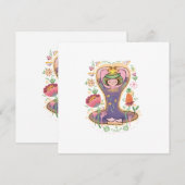 Inspirationskarte für den Muttertag (Vorne/Hinten)