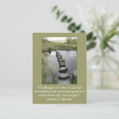 Inspirationskarte; Herausforderung 1 - Postkarte (Stehend Vorderseite)