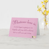 Inspirationskarte - Liebe Karte (Gelbe Blume)