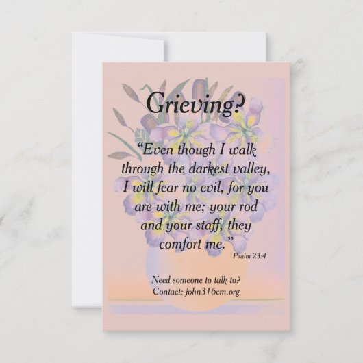 Inspirationskarte Mitteilungskarte (Vorderseite)