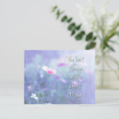 Inspirationskarte Postkarte (Stehend Vorderseite)